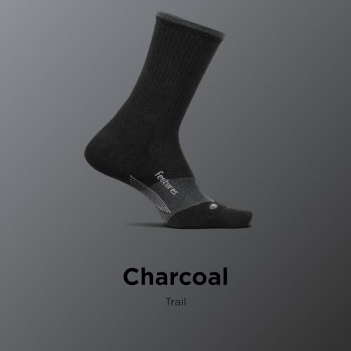 Image of Feetures Trail Max Cushion Mini Crew Sock - Hiking Socks for Men & Women
