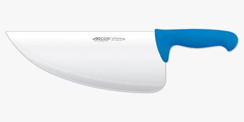Arcos Cuchillo pescadoeries 2900 - Cuchillo pescado pescadería - Acero Inoxidable Nitrum 13' - Mango polipropileno azul - Plateado - 7'' -istema identificación color - Resistente y higiénico.