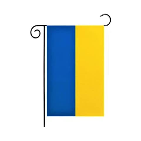 Ukraine Flag Garden Ukrainian International World Country Nation Yard Flags Double-Sided Flags Indoor and Outdoor Decorative Flags (12.5"x 18") (Ukraine Gaden Flag) Cover
