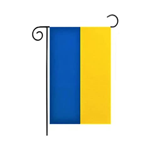 Ukraine Flag Ukrainian Flag Small Ukrainian Garden Flags for Yard Patio Porch Independence Day Patriotic Festival Outdoor Decorations