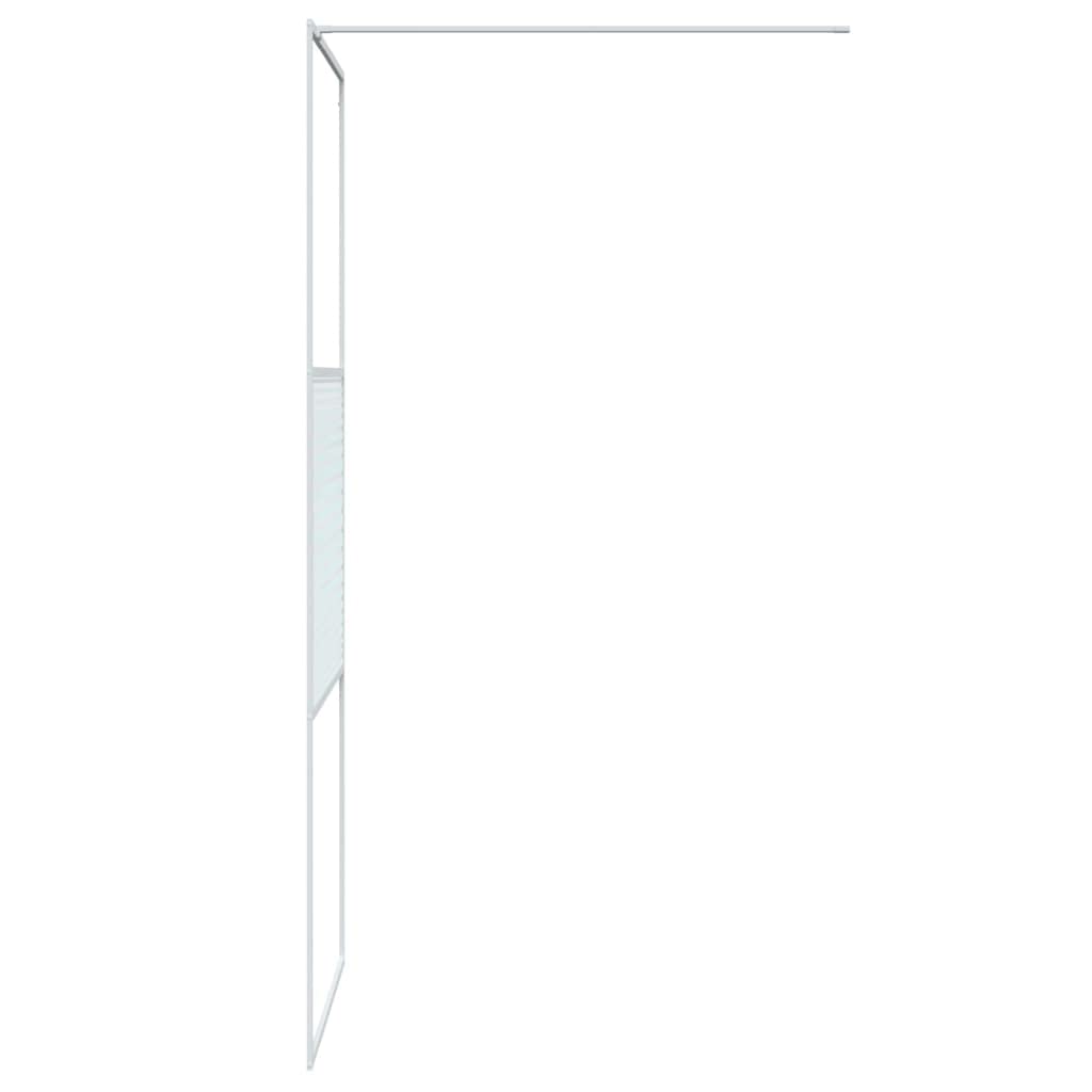 INLIFE Mampara de ducha de cristal templado transparente, 80 x 195 cm, 21,46 kg, 152150
