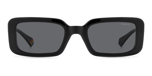 Polaroid PLD 6208/S/X BLACK/GREY POLARIZED 52/23/140 women Sunglasses2