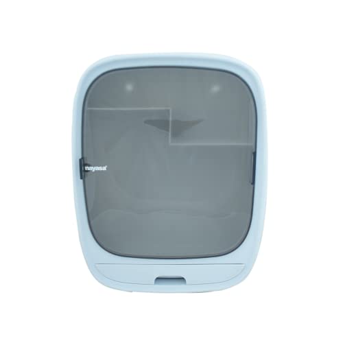 GALOOF-Multipurpose-Bathroom-Cabinet-New-Look-and-Modern-Cabinet-with-Megnatic-Door-Lock-and-Toothbrush-Holding-Drawer-for-Home-and-Office-Grey-Plastic GALOOF Multipurpose Bathroom Cabinet | New Look and Modern Cabinet with Megnatic Door Lock and Toothbrush Holding Drawer for Home and Office (Grey, Plastic)