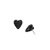 Betsey Johnson Heart Stud Earrings