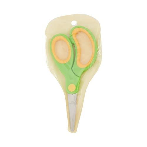 24 Pack Round Blunt Tip Kids Scissors, Bulk For Classroom Crafts, Diy Projects, Teachers, 3 Colors (5 In) #TOP5