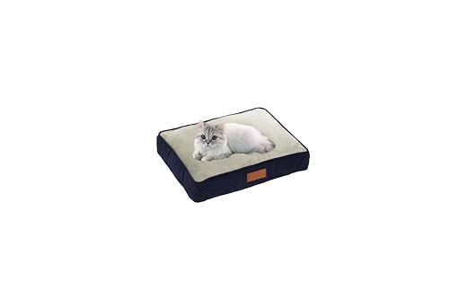 Ellie-Bo Matelas Doux et Lavable, pour Chiens, Bordures en Velours Côtelé et Revêtement en...