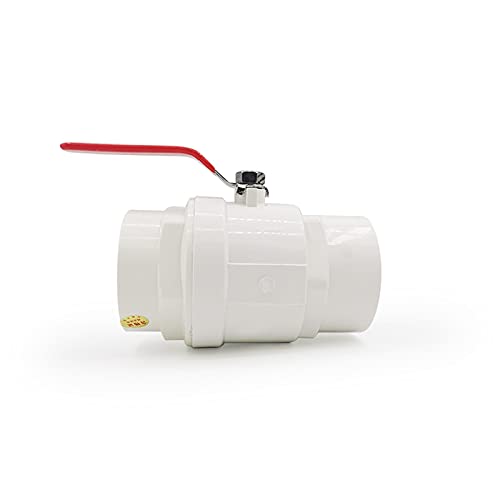 Robinet à bille bidirectionnel en PVC de 75mm, contrôleur de débit d'arrêt d'eau