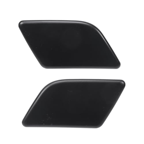 HEROFFIX Front Left Right Side Bumper Headlight Washer Nozzle Cover Cap for BMW X1 2013-2015 Bumper Trim Nozzle Cover No.51117347666 Unpainted Plastic