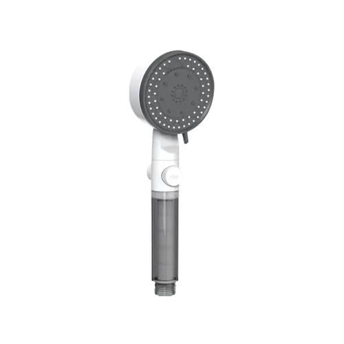 Alcachofa ducha Cabezal de ducha con filtro agua 8 modos, alta presión ajustable, portátil, parada una tecla, accesorios baño
