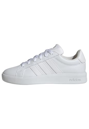 adidas Mixte Enfant Grand Court 3.0 Junior Shoes, FTWR White/Iridescent/Almost Pink, 38 EU