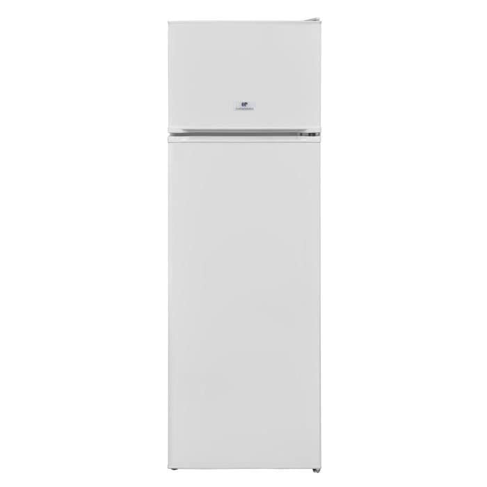 Réfrigérateur combiné 242.5L Froid Statique CONTINENTAL EDISON 54cm F, CEF2D240W1