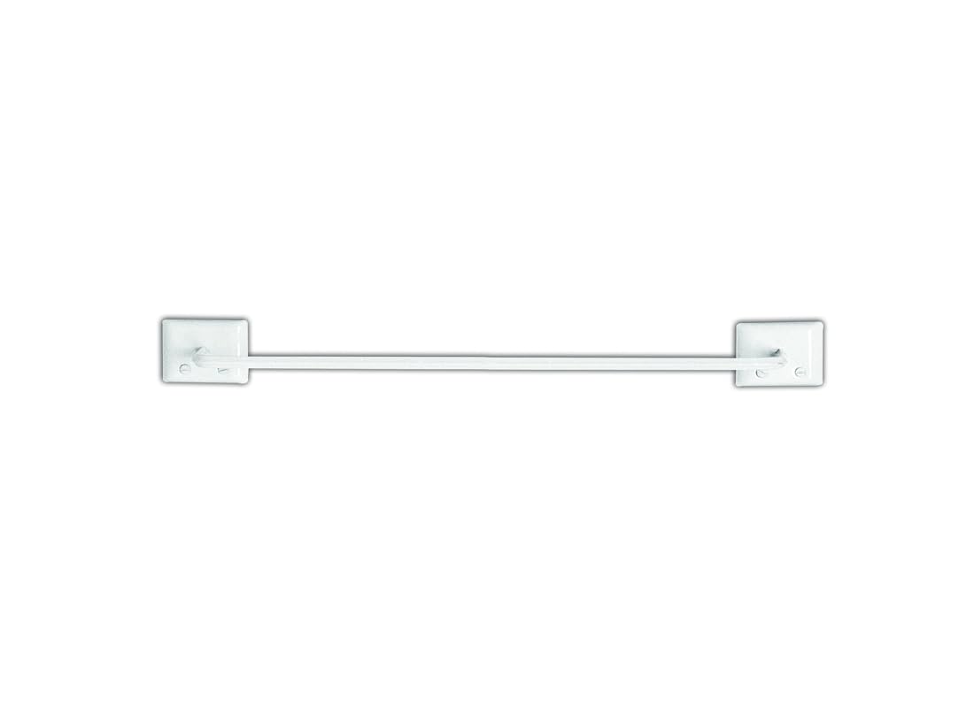 Decko Bath Products 48170 Towel Bar, 24-Inch, White
