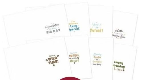 Hunkydory Crafts Adorable Animals- Luxury Card Inserts ADOR102, A4, mixed