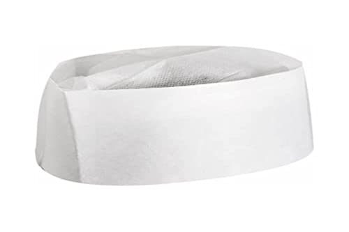 García de Pou 100 Unités - Calots Ajustables Bateau 28 cm Blanc Papier