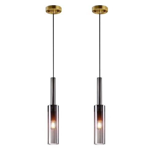 Lampe suspendue en métal doré pour illuminer votre salon cosy
