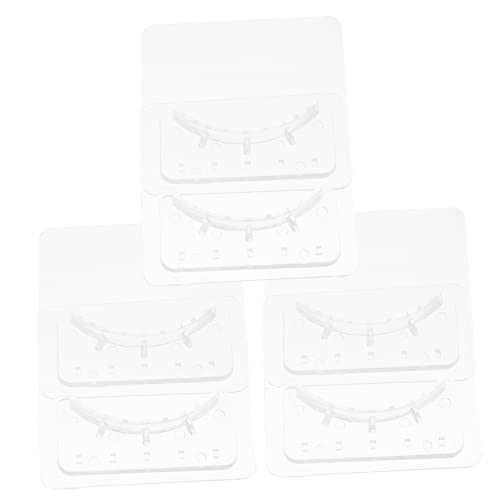 Shower Curtain Rod Holders 30 Pairs Shower Curtain Rod Bracket Retainer Holder Shower Rod Holder Wall-Mounted Holder Plastic Transparent Shower Rod Holders For Wall #TOP1