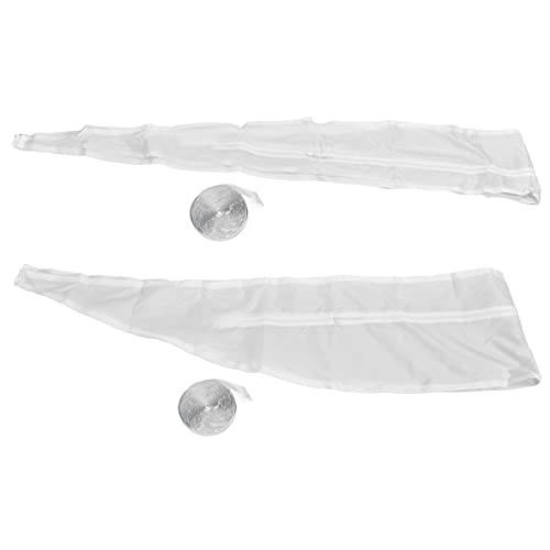 Air Conditioner Window Sealing Cloth, Portable AC Window Vent Seal Baffle Kit, Universal AirLock Window Accessories with Zip and Double Sides Adhesive Tape Fastener(3m)