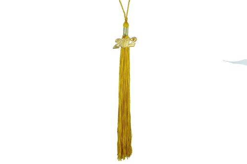 Gold Graduation Tassel with Gold 2012 Year Charm