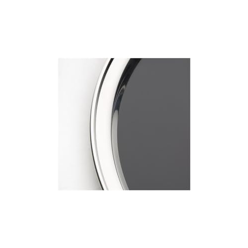 Olympia Round Non Slip Tray in Matt Black Made of Stainless Steel - 305mm