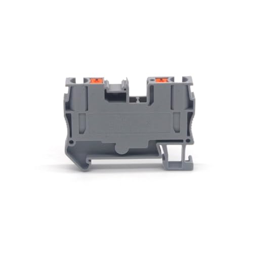 Conector cable PT-6 sin tornillos para carril Din, bloques terminales PT6, 50 unidades 3