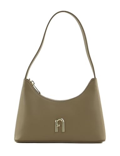 Furla Diamante Mini Shoulder Bag Greige : l'excellence du cuir italien