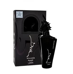 Lattafa Maahir Black Edition For Unisex Eau De Parfum Spray, 3.4 Ounce #TOP5