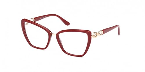 Monture GUESS GU50180 rouge verni, l'excellence du design optique aux finitions premium