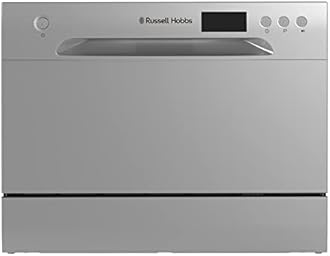 Russell Hobbs RHTTDW6S Freestanding Compact Dishwasher, Eco mode, 6 place set...