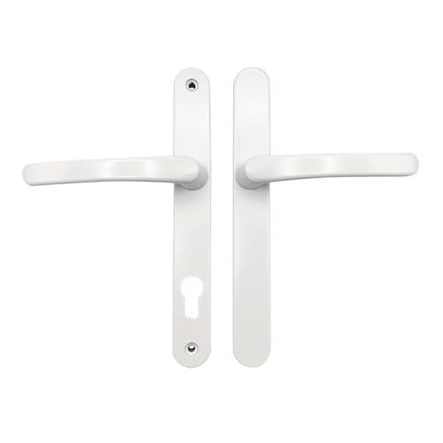 TSS UPVC Door Handles Set including Blank External (Dummy), Lever/Lever, 92mm PZ (Centres), 215mm Screw to Screw