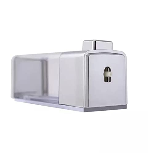 350 Ml Soap Dispenser (Chrome) (Pack of 1) - Plastic