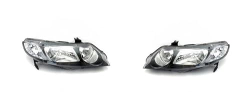 Phare Civic FD1 FD2 2006-2011 : paire de capots de protection avant pour ensemble d'optiques