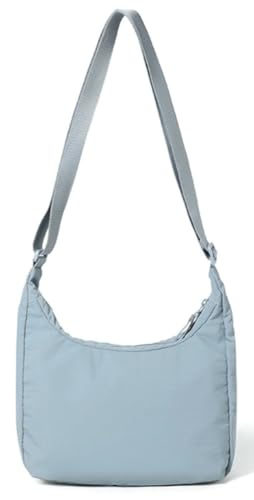 Bolso nylon cruzado impermeable para mujer casual miniatura 2