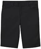 Classroom School Uniforms Girls' Big Plus Size Adj. Matchstick Narrow Leg Short, Black, 12h
