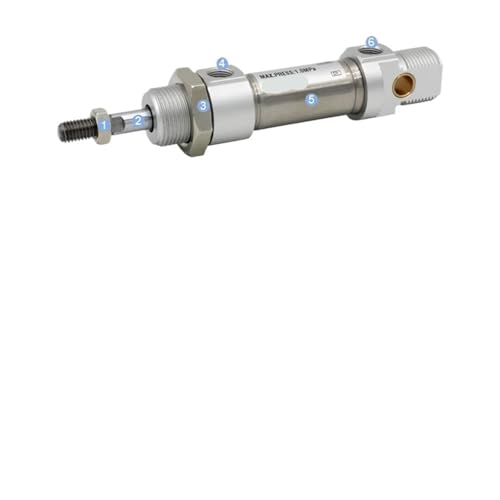 Vérin pneumatique DSNU12 résistant pour espaces restreints - 3
