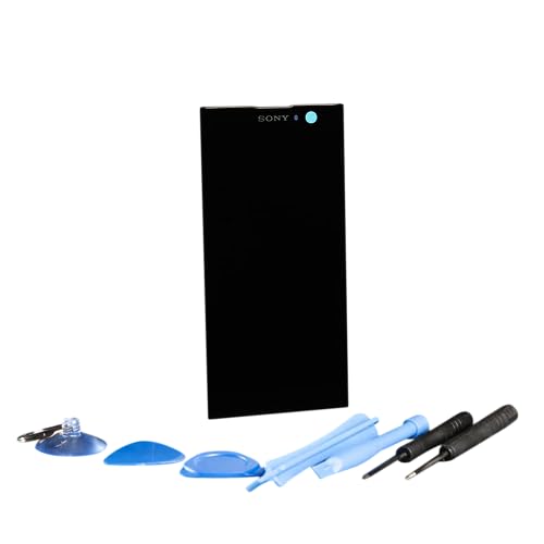 Écran de smartphone compatible avec Sony Xperia XA2 Noir avec kit d'outils