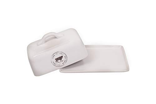 Creative Co-Op DA5366 Stoneware Butter Dish thumb #6