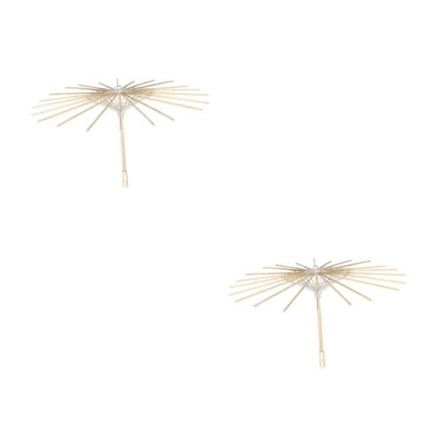 Support Parasol Papier Mariage et Décoration en Bois Naturel VICASKY