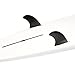 DORSAL Surfboard Fin Box Set for Longboard SUP Center Fin Box [Black - White] White 10.5 Inch White Glass Filled Nylon