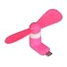 Imagen de FortunateSweet Ventilador portátil USB C para teléfonos para mini enfriador de mano