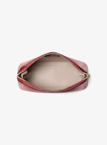 Trousse de toilette Michael Kors SM Travel Pouch en toile enduite noire