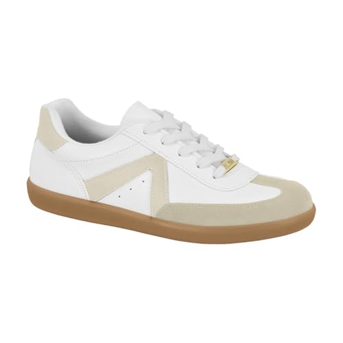 Tênis Retro Vizzano Confortável Original Casual Dia a Dia (Branco Off, BR, Adulto, Numérico, 35)