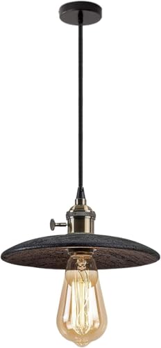 Suspension Wabi Sabi en céramique 18W avec abat-jour en pierre naturelle de 20 cm