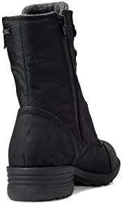 Cobb Hill Women's Brunswick Lace Mid Calf Boot, Black Nubuck/Textile Waterproof ECO, 7 | Image 4
