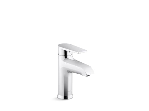 KOHLER K-37891-4-CP Hint Single-Handle Bathroom Sink Faucet Single Lever Handle Bathroom Faucets 1.2 GPM Polished Chrome