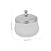 Ipetboom 2pcs Matte Acrylic Dappen Dish Crystal Glass Nail Art Container for Professional Manicure and Diy Use Easy to Clean for Mixing Acrylic Liquid and Powder