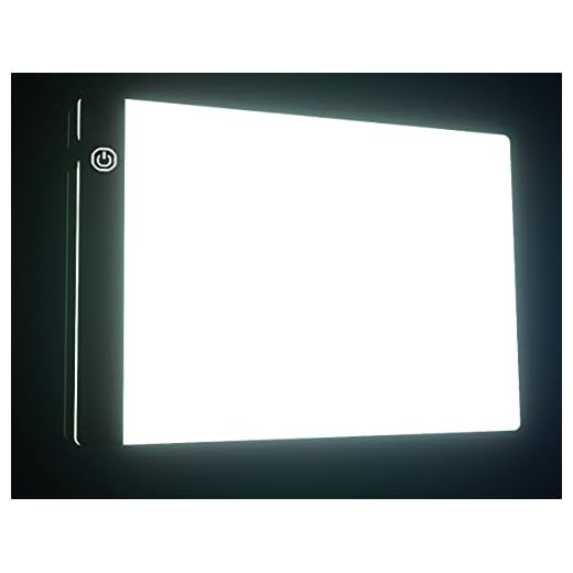 Small A5 Ultra-Thin Portable LED Tracing Light Box Dimmable Tracer Pad Board Adjustable Brightness for Artists Drawing Sketching Trace Animation Artcraft 5d Diamond Painting