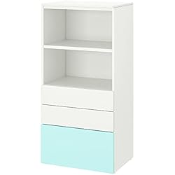 Estanteria Turquesa Ikea Ikea PLATSA/SMåSTAD - Estantería (60 x 42 x 123 cm), color blanco y turquesa