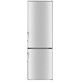 WOLKENSTEIN Kühl-Gefrierkombination WKG262IX-M | INOX-Design| Nutzinhalt 262L l 4**** Gefrierfach l Höhe 180cm l Breite 55cm l Kühlteil 191L l Gefrierteil 71L l 168 kWh l 40dB l LED Beleuchtung