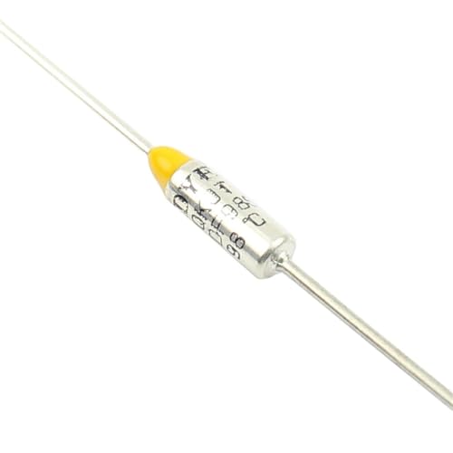 Fusible thermique à liaison axiale DF98S 98 degrés 10A pour protection de circuit