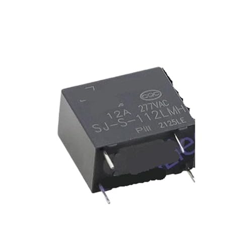 Relais 12VDC SJ-S-112LMH 4PIN 12A sensible pour automatisme et domotique - Lot de 5
